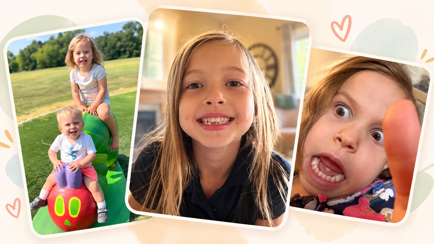 Family photo collage